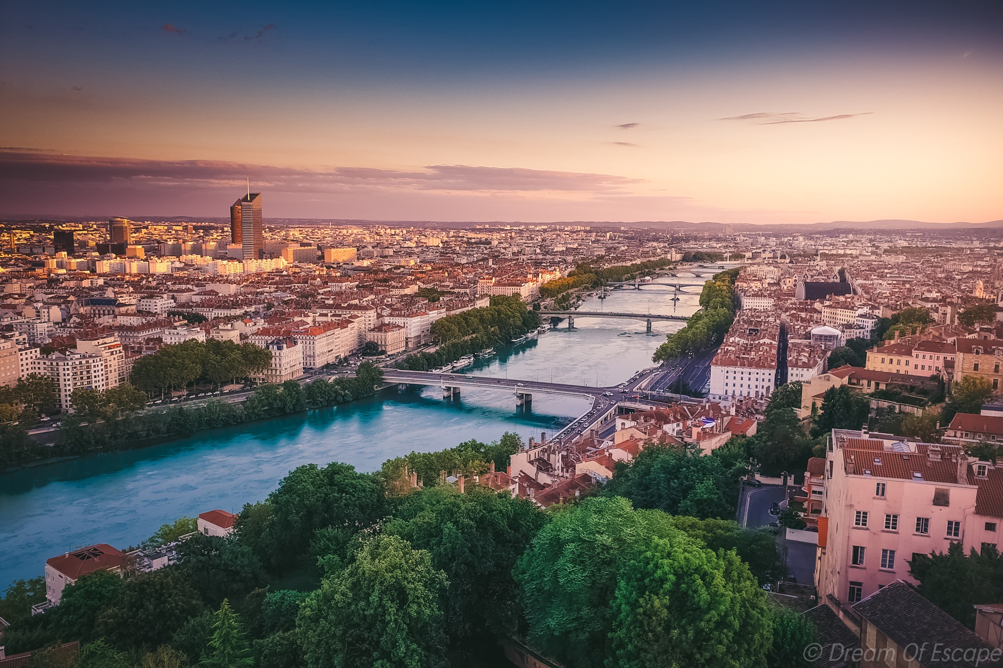 Vue de Lyon